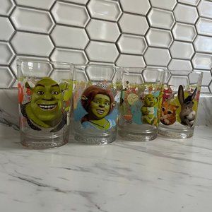 McDonald's Shrek the Third Collector's Glasses - Complete Set!